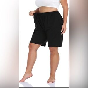 Just My Size Classic Black Athletic Shorts
